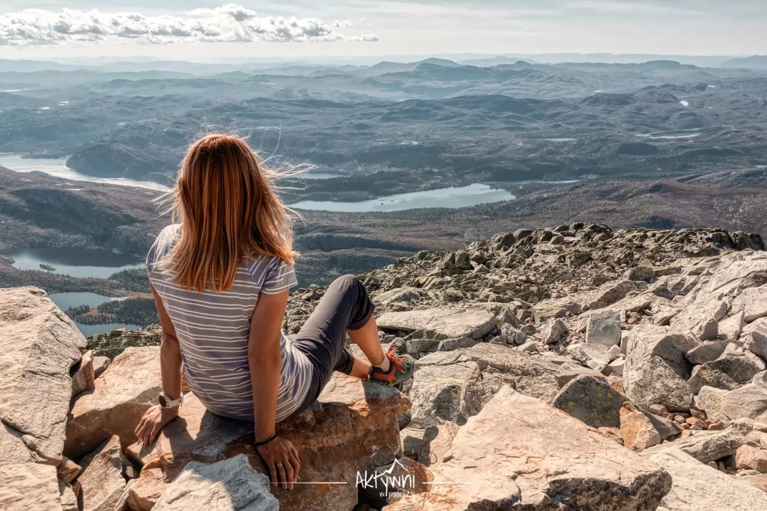 Norwegia - wejście na Gaustatoppen - trekking