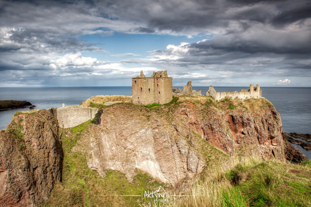 Dunnottar Castle Szkocja Tajemnicze Ruiny Zamku Na Stromym Klifie