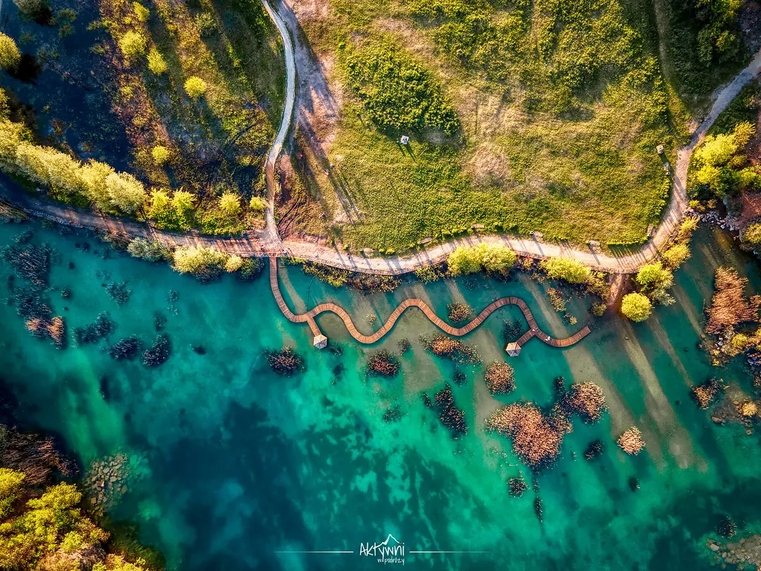 Park Gródek Jaworzno - Polskie Malediwy z drona